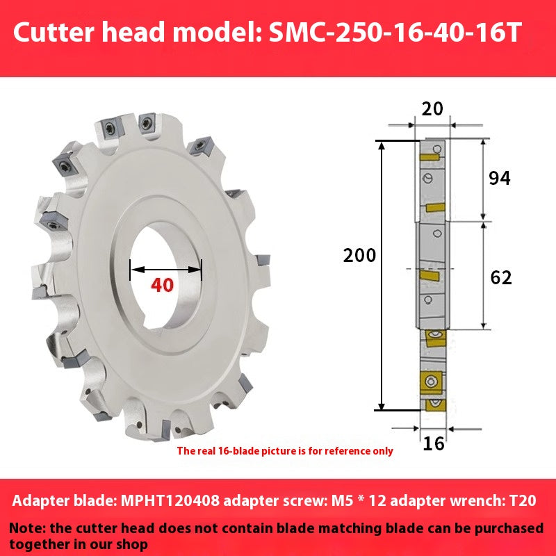 2080-CNC sleeve SMD side and face milling cutterhead CNC indexable chip SMC cutterhead T-slot grooving MPHT06 Shandong Denso Pricision Tools Co.,Ltd.